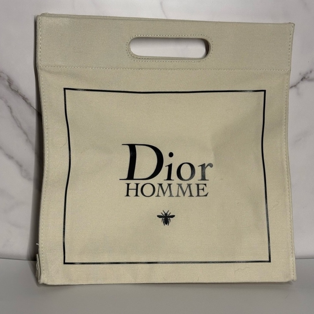 Dior Homme Cream Tote Bag
